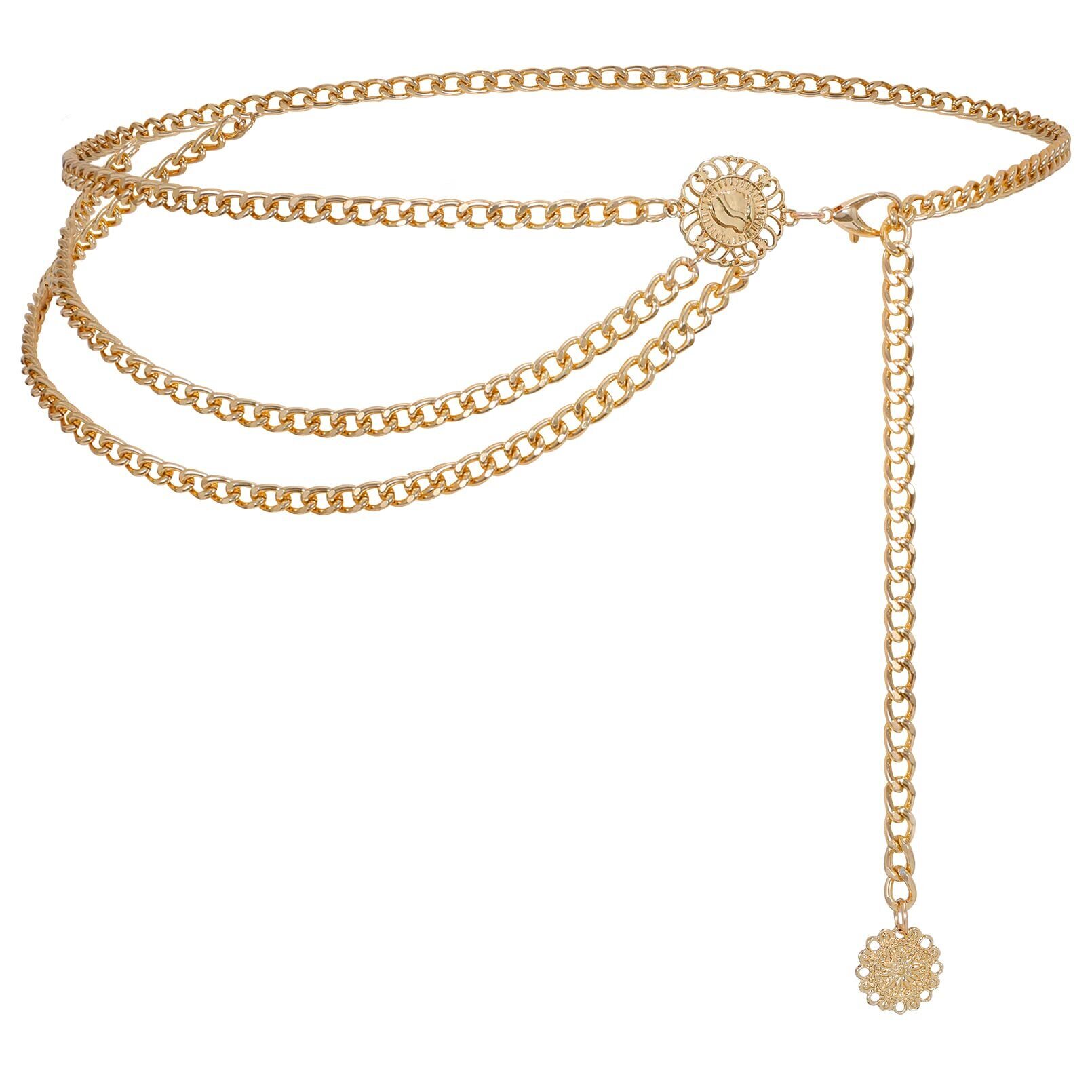 2647 Waist Chain Belt Women Ladies Adjustable Body Link Belts